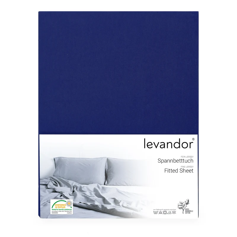 levandor® Spannbettlaken aus 100% Baumwolle (Farben & Größen wählbar)
