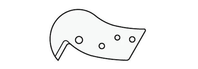 FELCO C16E/5 Ersatz-Messer