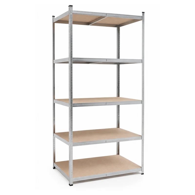 Belko® Schwerlastregal C116, 200x90x60 cm, 5 Böden, 175kg Tragkraft pro Boden, verzinkt - Lagerregal, Steckregal