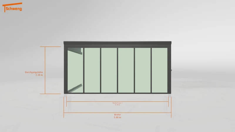 #DE Schweng Terrassenüberdachung S400 (ID w3x9yy)