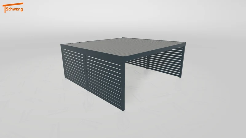 #DE Schweng Flachdachcarport C600+ (ID jj8wr9)