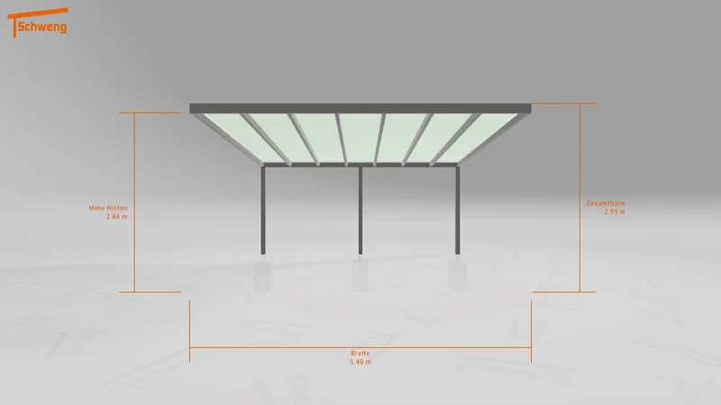 #DE Schweng Terrassenüberdachung S400 (ID ygj57z)