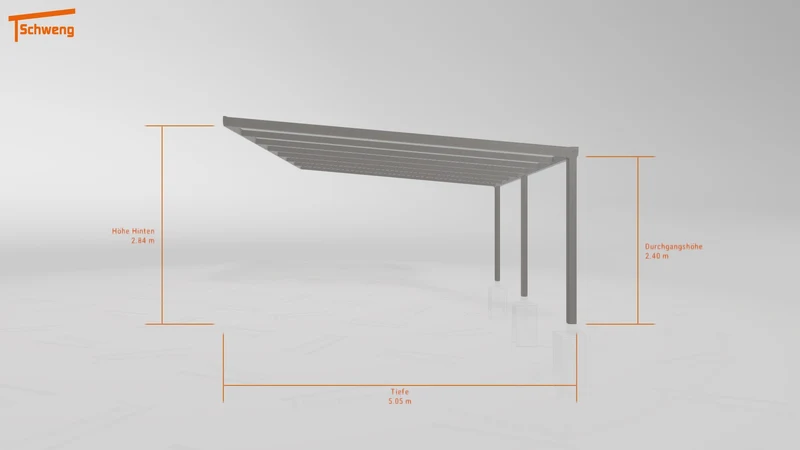 #DE Schweng Terrassenüberdachung S400 (ID ygj57z)