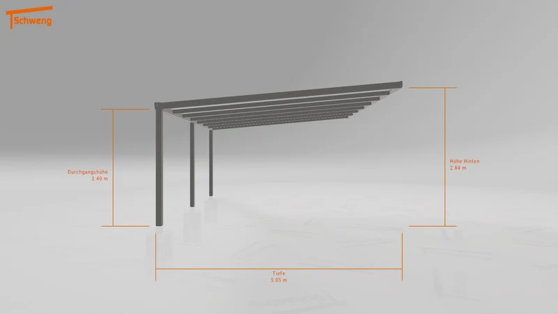 #DE Schweng Terrassenüberdachung S400 (ID ygj57z)