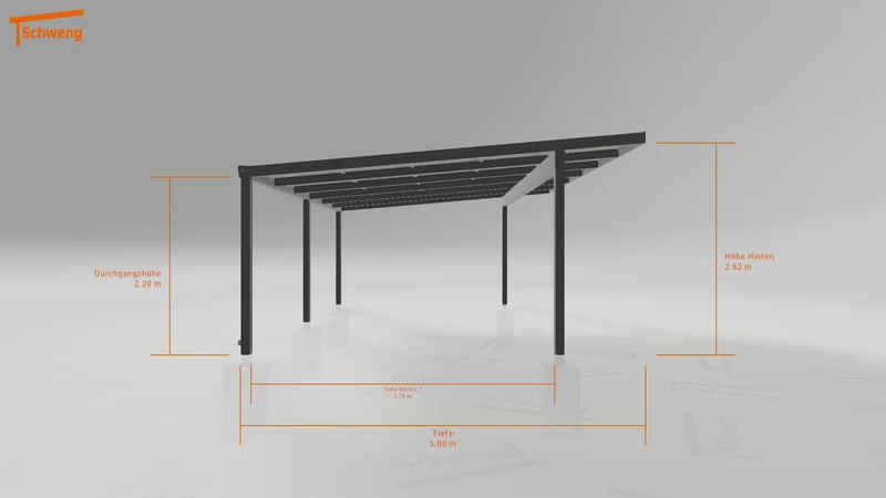 #DE Schweng Pultdachcarport S400 (ID bkp3jb)