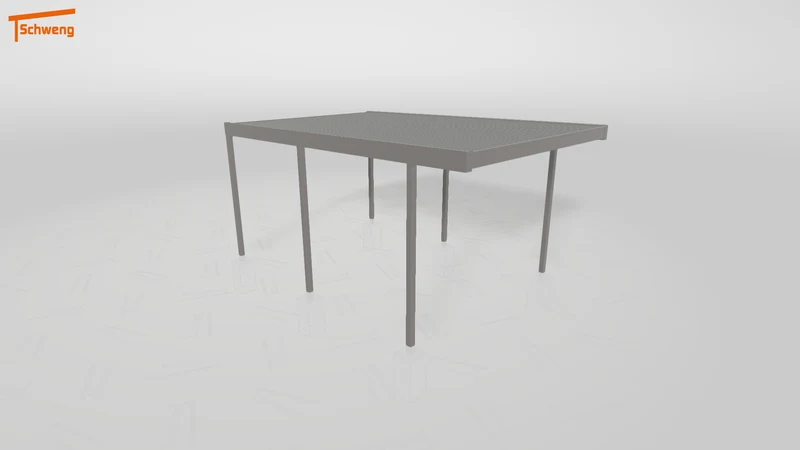 #AT Schweng Flachdachcarport C600+ (ID 85p4bw)
