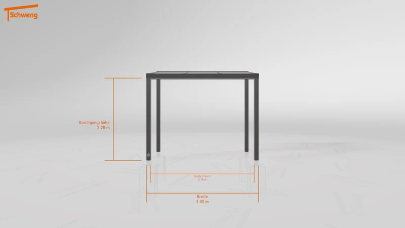 #DE Schweng Terrassenüberdachung S350 (ID 77brmz)