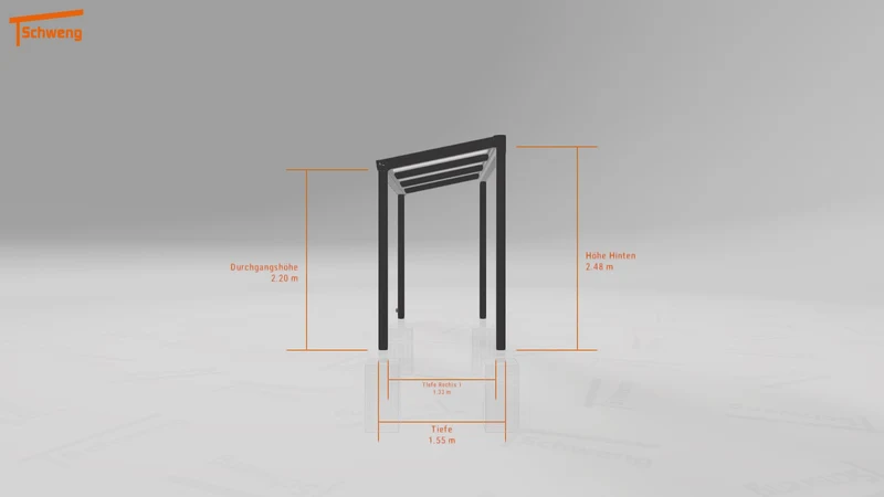 #DE Schweng Terrassenüberdachung S350 (ID 77brmz)