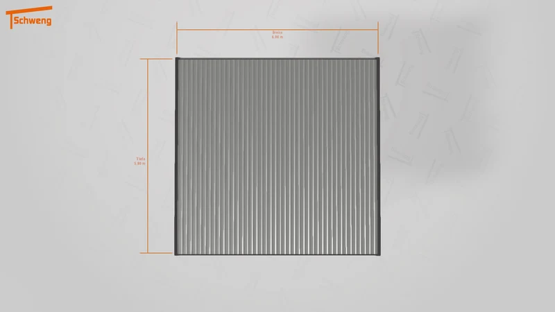 #DE Schweng Flachdachcarport C600 (ID 42wnjg) #MTG