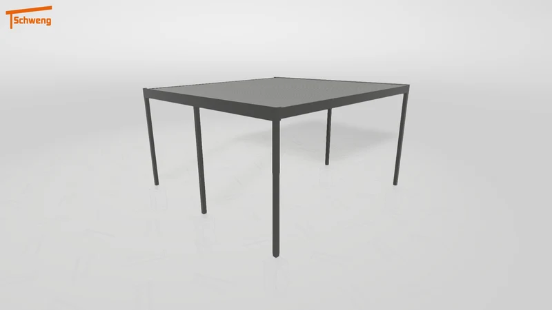 #DE Schweng Flachdachcarport C600+ (ID v473rg)