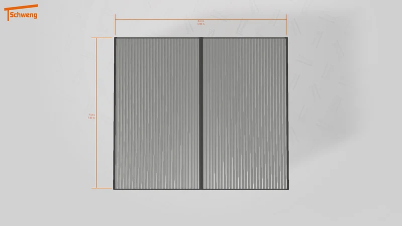 #DE Schweng Flachdachcarport C600 (ID 77brgz)
