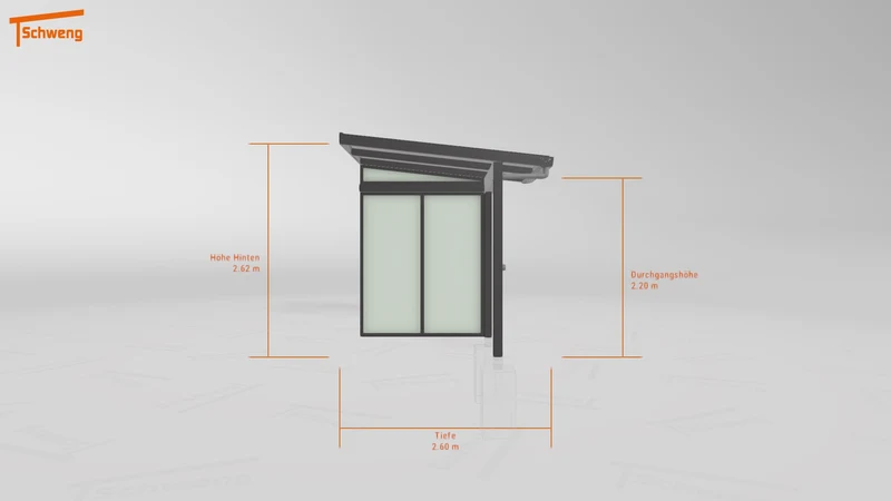 #DE Schweng Terrassenüberdachung S350 (ID 2q8pgy)