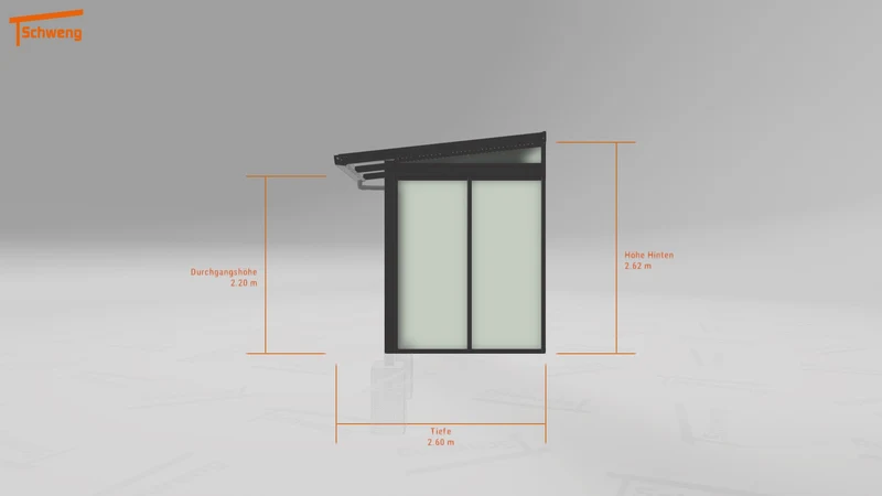 #DE Schweng Terrassenüberdachung S350 (ID 2q8pgy)