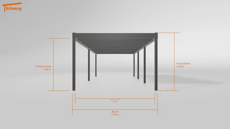 #DE Schweng Flachdachcarport C600 (ID pbpn34) #MTG