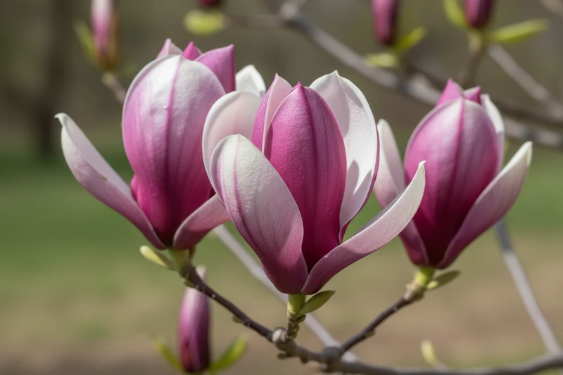 Purpur-Magnolie 'Susan' / Magnolia liliiflora 'Susan'