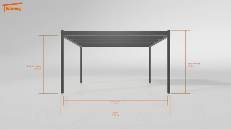 #DE Schweng Flachdachcarport C600 (ID jj8w3q) #MTG