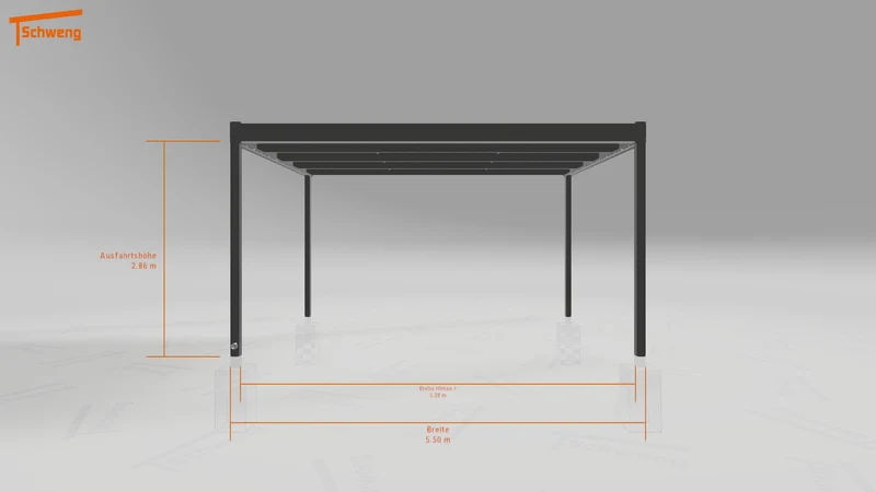 #DE Schweng Flachdachcarport C600 (ID jj8w3q) #MTG