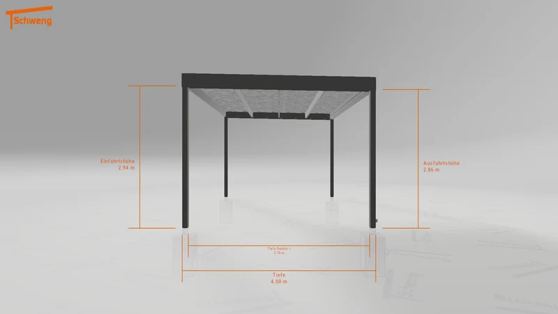 #DE Schweng Flachdachcarport C600 (ID jj8w3q) #MTG