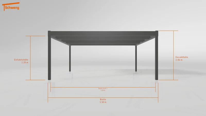 #DE Schweng Flachdachcarport C600 (ID 2q8pky) #MTG