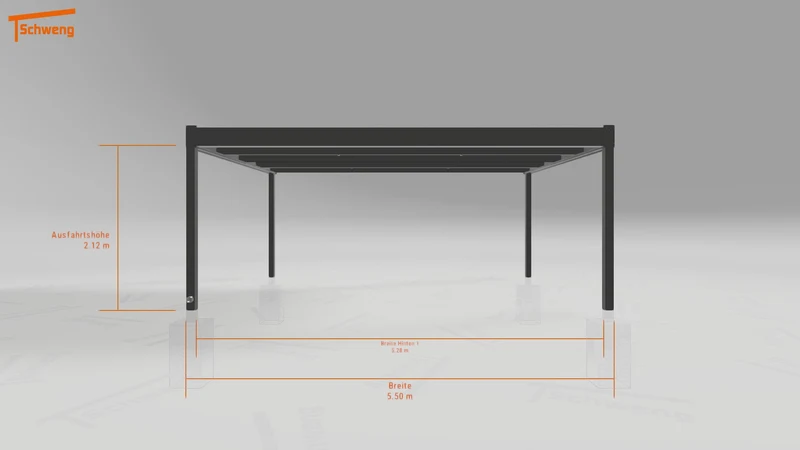 #DE Schweng Flachdachcarport C600 (ID 2q8pky) #MTG