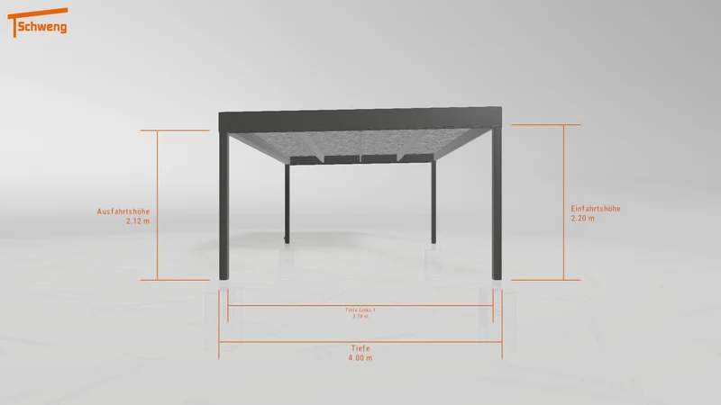 #DE Schweng Flachdachcarport C600 (ID bkp37b) #MTG