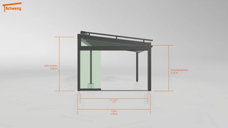 #DE Schweng Terrassenüberdachung S400 (ID 2q8pjy)