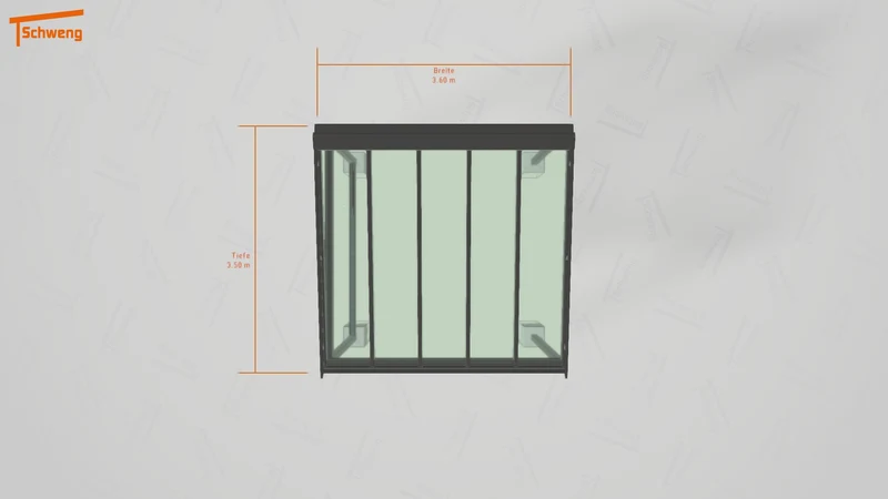 #DE Schweng Terrassenüberdachung S400 (ID 2q8pjy)