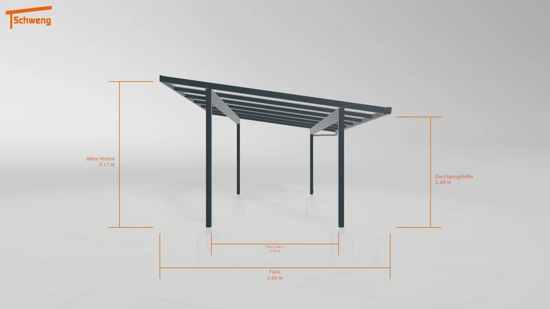 #DE Schweng Pultdachcarport S400 (ID qdvkjw) #MTG