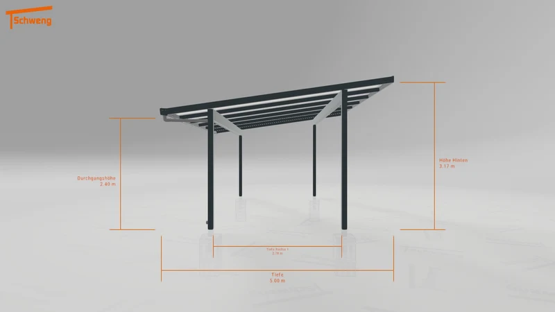 #DE Schweng Pultdachcarport S400 (ID qdvkjw) #MTG