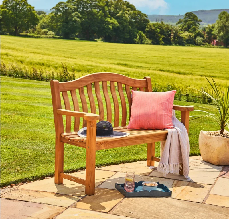 Alexander Rose | 'Teak Wood Turnberry Bench' Gartenbank 129 cm