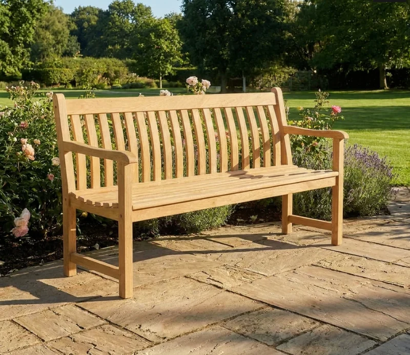 Alexander Rose | 'Roble Wood Broadfield Bench' Gartenbank 122 cm