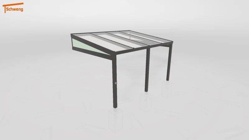 #DE Schweng Terrassenüberdachung S350 (ID 85p4xm)