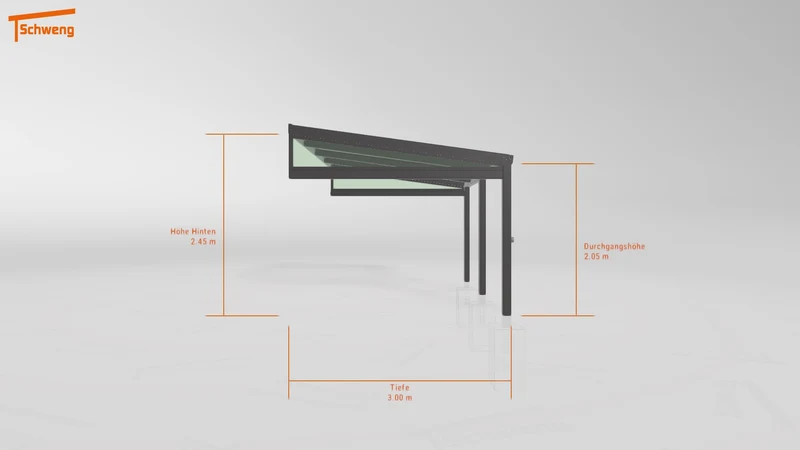 #DE Schweng Terrassenüberdachung S350 (ID 85p4xm)