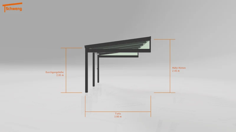 #DE Schweng Terrassenüberdachung S350 (ID 85p4xm)