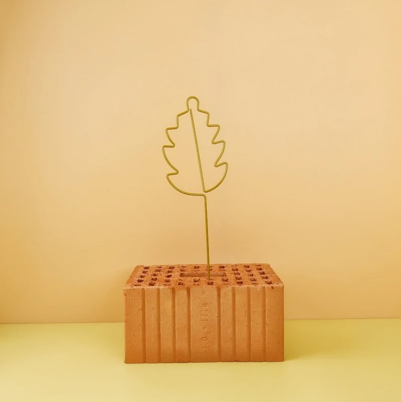 PFLANZENSTÜTZE - ESSCHERT LEAF GOLD
