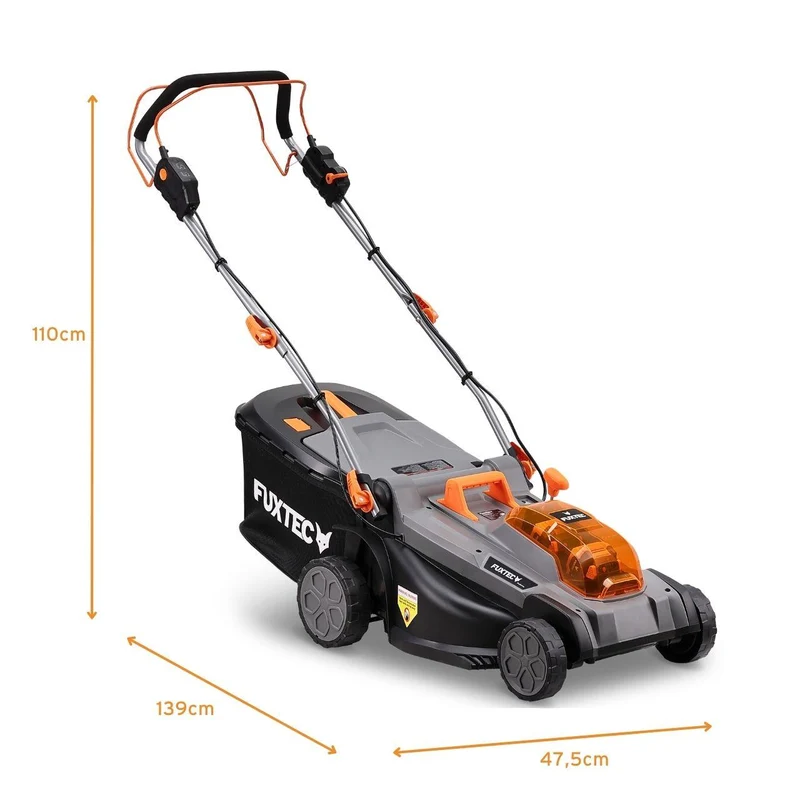 B-WARE Akku Rasenmäher FX-E2RM43PRO Set mit flexiblem Antrieb