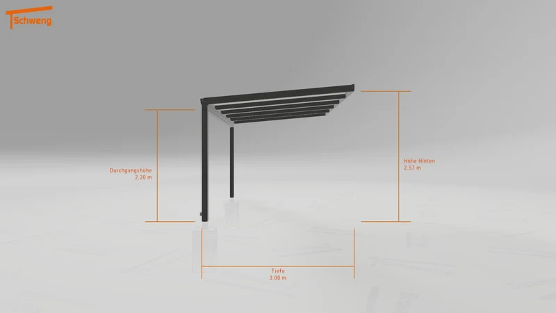 #DE Schweng Terrassenüberdachung S350 (ID 5mzkmv)