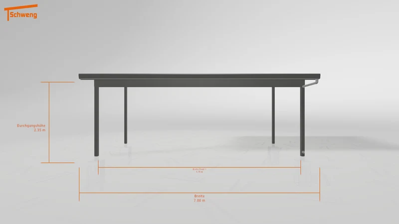 #AT Schweng Pultdachcarport S400 (ID v473yb)