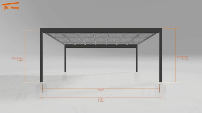#AT Schweng Pultdachcarport S400 (ID 9wvbmv)