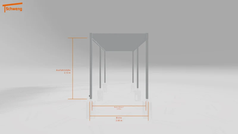 #DE Schweng Flachdachcarport C600 (ID w3xg97)