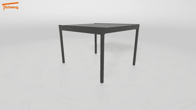 #DE Schweng Flachdachcarport C600 (ID 85pmj2)