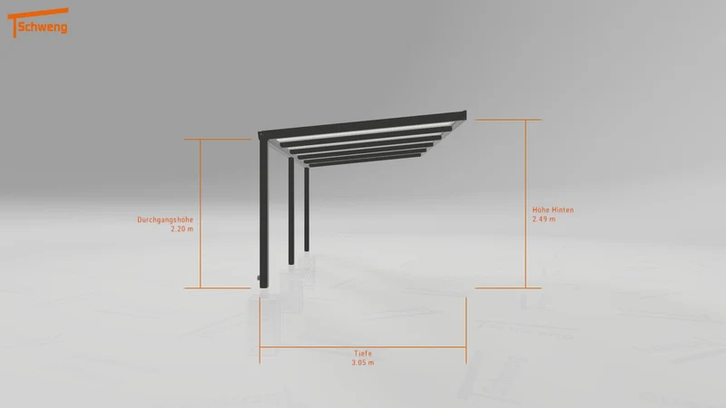 #DE Schweng Terrassenüberdachung S350 (ID 2q879j)