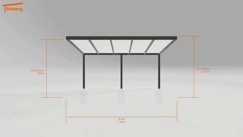 #DE Schweng Pultdachcarport S350 (ID dvngdq)