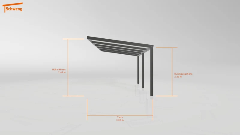 #DE Schweng Pultdachcarport S350 (ID dvngdq)