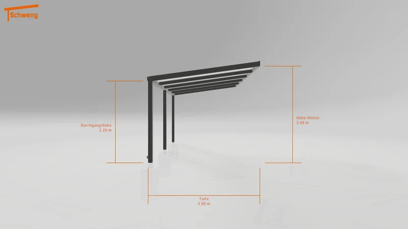 #DE Schweng Pultdachcarport S350 (ID dvngdq)