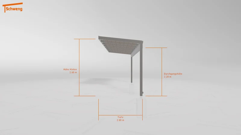 #DE Schweng Terrassenüberdachung S350 (ID 77bz35)