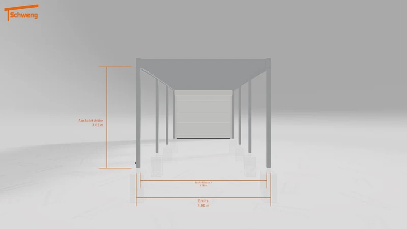 #DE Schweng Flachdachcarport C600 (ID w3xgnj) #MTG