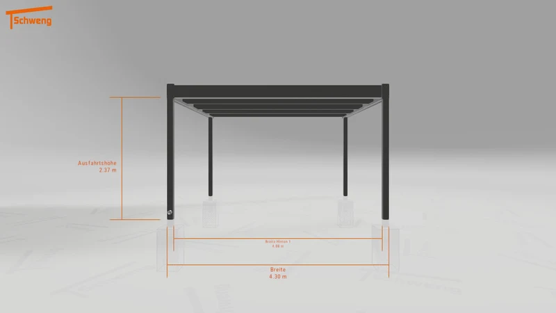 #DE Schweng Flachdachcarport C600 (ID dvngwy)