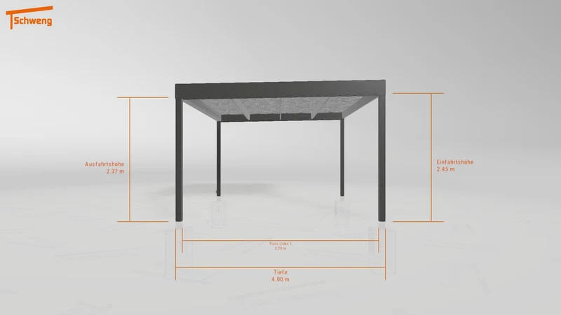 #DE Schweng Flachdachcarport C600 (ID dvngwy)
