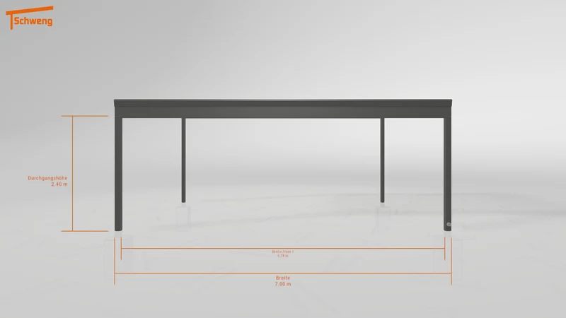 #AT Schweng Pultdachcarport S400 (ID mj2883)
